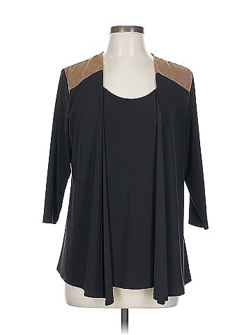 Perseption Concept 3/4 Sleeve Top (view 1)