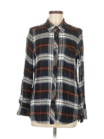 MELLODAY Long Sleeve Button-Down Shirt (view 1)