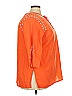 Avenue 100% Cotton Orange 3/4 Sleeve Blouse Size 22 - photo 4