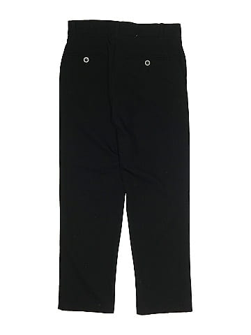 IZOD Solid Black Casual Pants Size 10