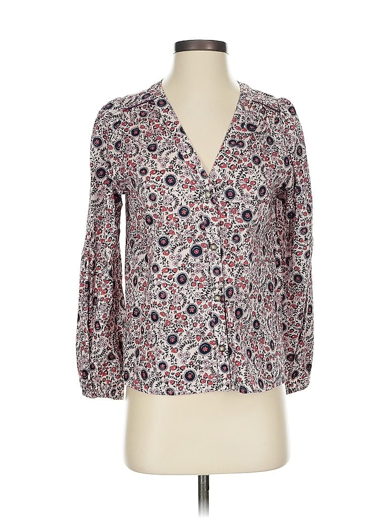 Xirena 100% Cotton Pink 3/4 Sleeve Blouse Size XS - photo 1