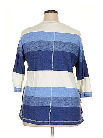 T by Talbots 3/4 Sleeve T-Shirt (view 2)