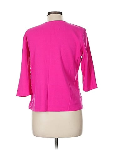 Christopher & Banks 3/4 Sleeve T-Shirt (view 2)