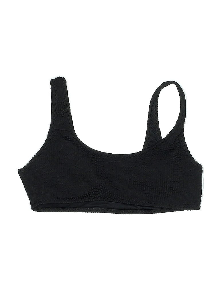 Pre-owned Assorted Brands Swimsuit Top Black Swimwear