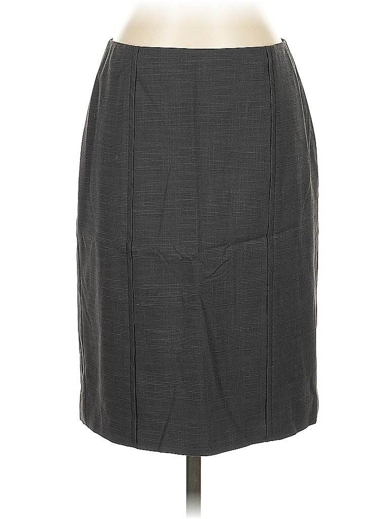Pre-owned Halogen Formal Skirt In Gray