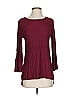 Habitat Burgundy Long Sleeve Top Size XS - photo 1