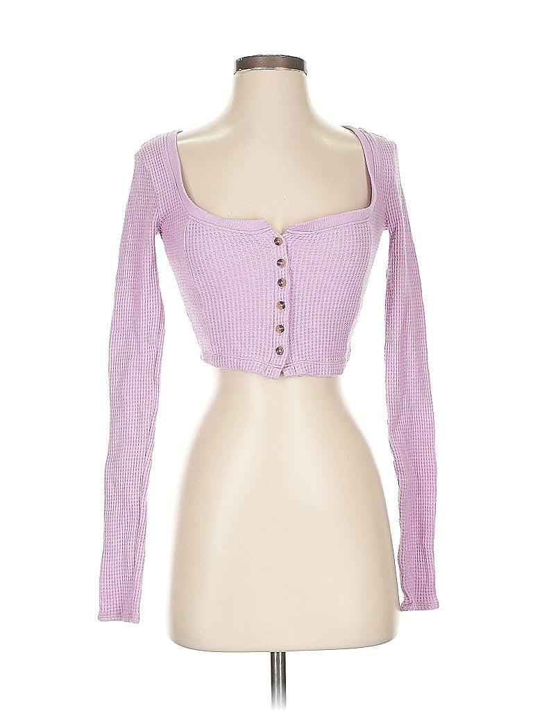 Out From Under Purple Long Sleeve Top Size S - photo 1
