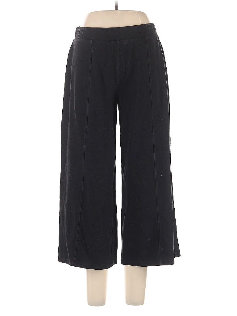 T by Talbots Solid Black Casual Pants Size L - photo 1