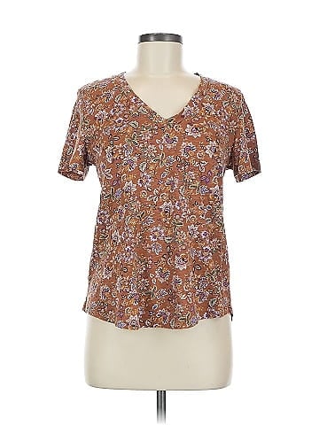 Ann Taylor LOFT Short Sleeve Henley (view 1)