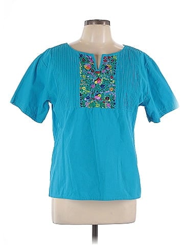 Greylin Short Sleeve Blouse (view 1)