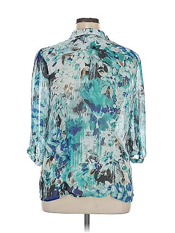 Christopher & Banks 3/4 Sleeve Blouse (view 2)