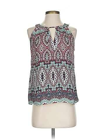 Skies Are Blue Sleeveless Blouse (view 1)
