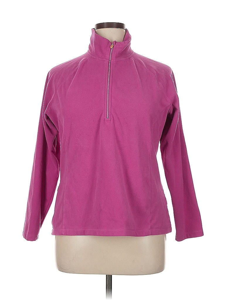 lucy 100% Polyester Pink Pullover Sweater Size XL - photo 1