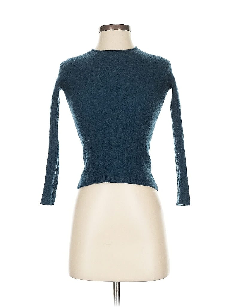 Naadam 100% Cashmere Teal Blue Cashmere Cardigan Size XXS - photo 1