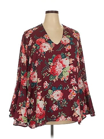 IMAN Long Sleeve Blouse (view 1)