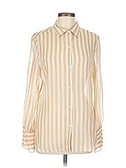 Nili Lotan Long Sleeve Silk Top