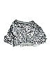 Zara Kids 100% Cotton Metallic Silver Skirt Size 10 - photo 2