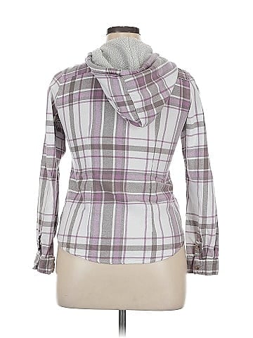 Just Polly Long Sleeve Button-Down Shirt (view 2)