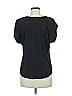 Veronica M. Black Short Sleeve Top Size M - photo 2