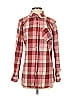 Burton Durable Goods Plaid Burgundy Long Sleeve Button-Down Shirt Size S - photo 1