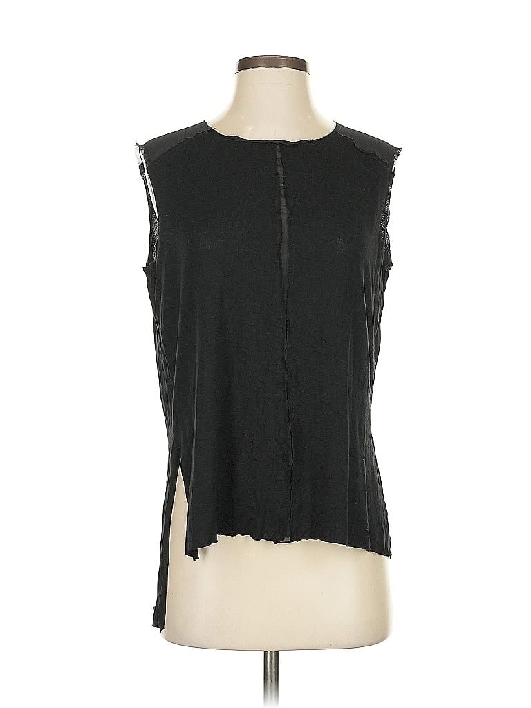 Pre-owned Mng Sleeveless Blouse In Black