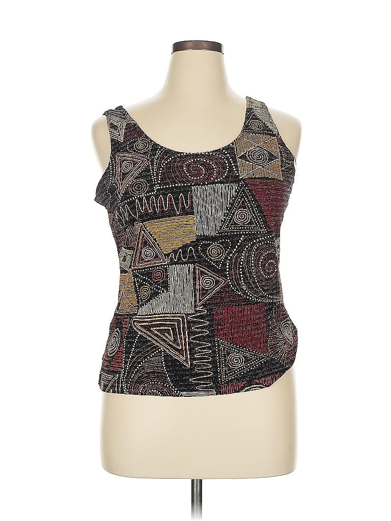 Chico's Design Brown Black Tank Top Size XL (3) - photo 1