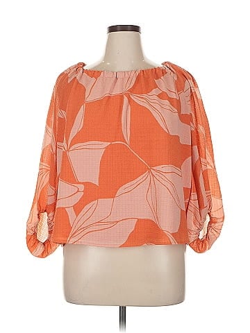 A New Day 3/4 Sleeve Blouse (view 1)