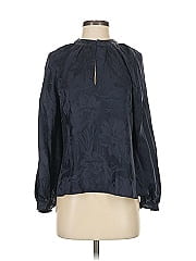 Tanya Taylor Long Sleeve Silk Top