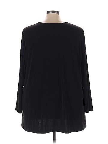 Susan Graver 3/4 Sleeve Top (view 2)