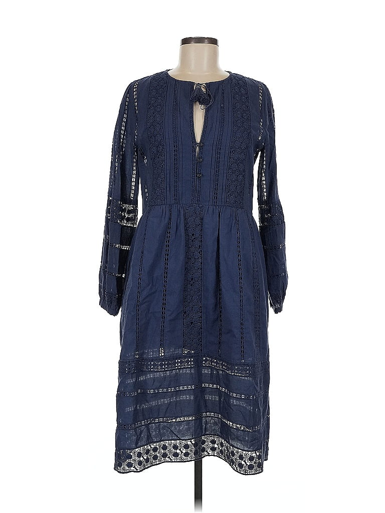 Sea New York 100% Cotton Blue Casual Dress Size 6 - photo 1