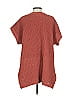 Pol 100% Polyester Orange Pullover Sweater Size S - photo 2