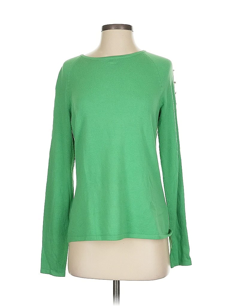 J. McLaughlin Green Long Sleeve Top Size S - photo 1