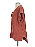Pol 100% Polyester Orange Pullover Sweater Size S - photo 4