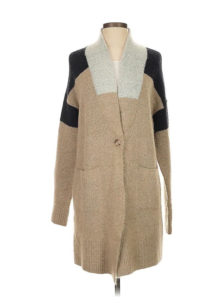 Pre-owned Ann Taylor Loft Cardigan Sweater In Brown