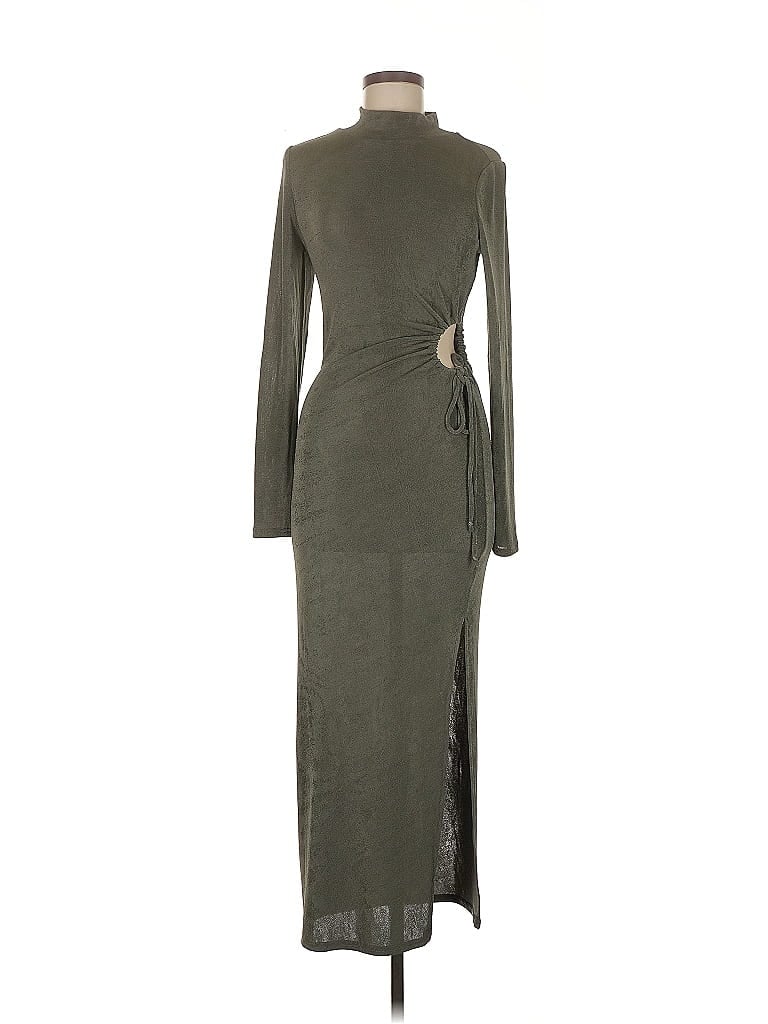 12th Tribe Gray Green Casual Dress Size M - photo 1