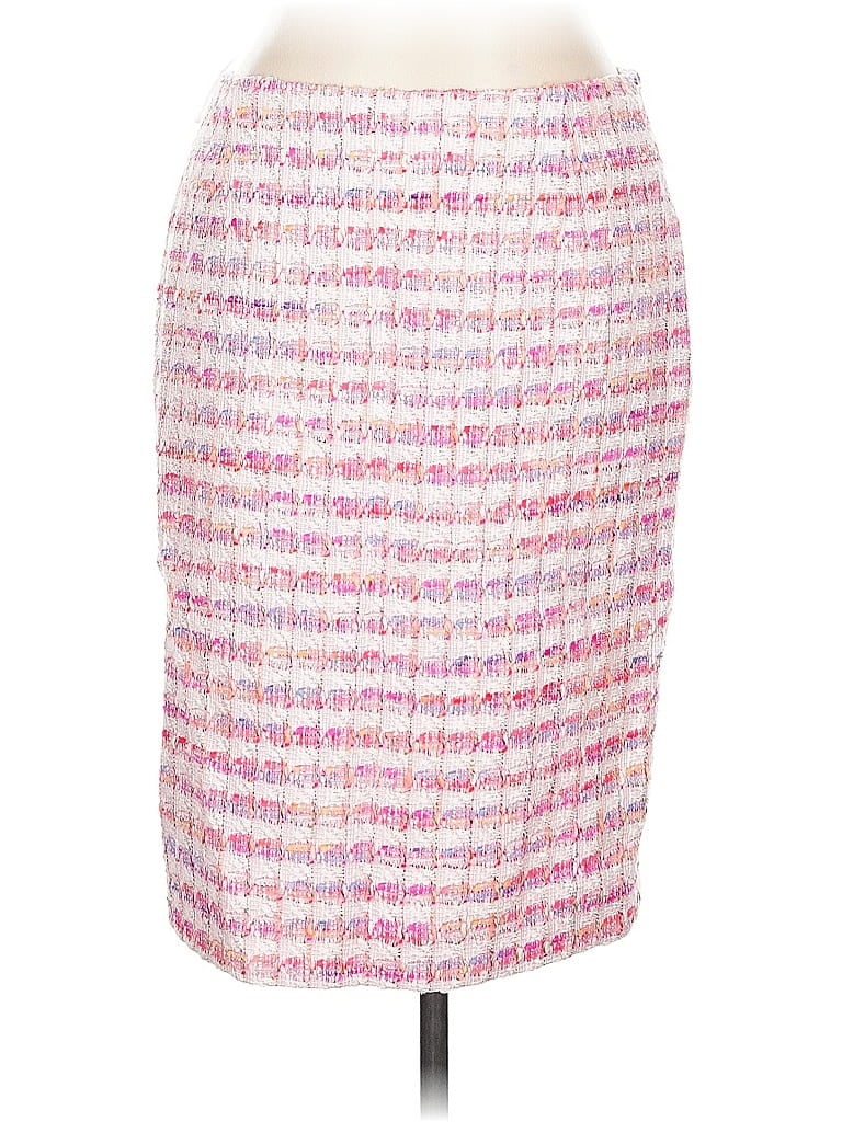 Escada Tweed Pink Formal Skirt Size EU 42 / US 12 - photo 1