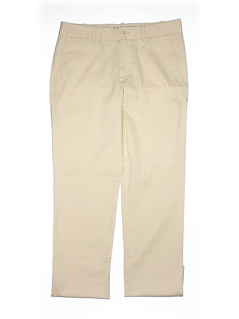 Polo by Ralph Lauren Solid Ivory Khakis Size 6 (big kids) - photo 1