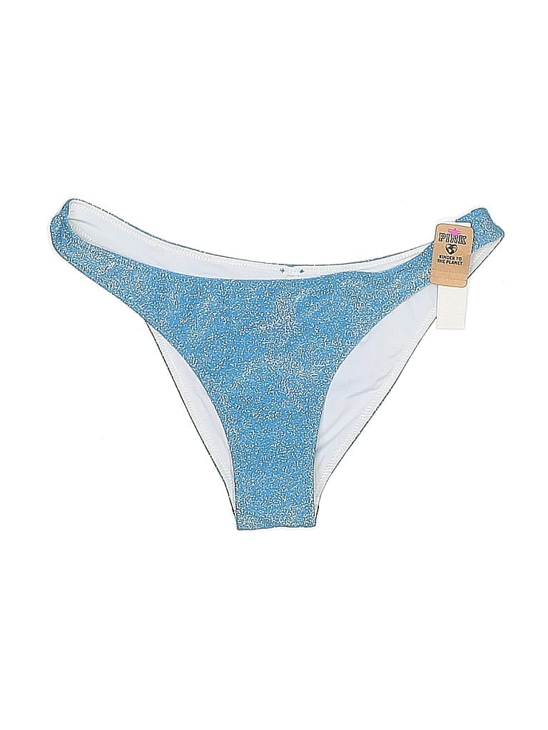 Victoria's Secret Pink Swimsuit Bottoms In Blue