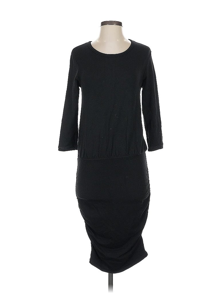 Sundry Solid Black Casual Dress Size XS - photo 1