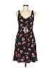 Express Floral Black Casual Dress Size M - photo 1
