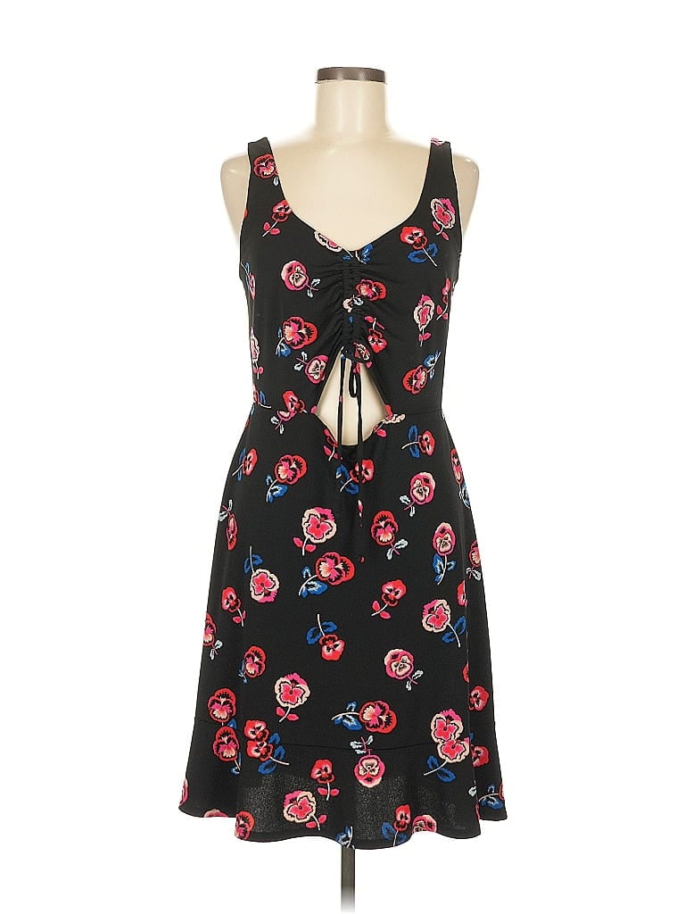 Pre-owned Express Casual Dress In Black