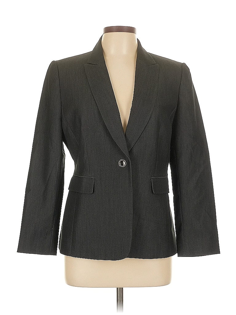 Pre-owned Tahari By Asl Blazer Jacket In Gray