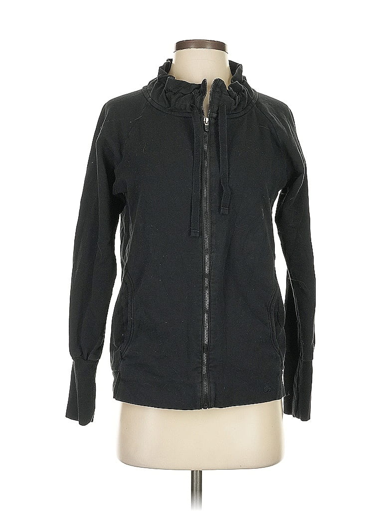 Pre-owned Gap Fit Cardigan Sweater In Black