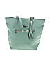 Onna Ehrlich 100% Leather Solid Green Teal Leather Shoulder Bag One size - photo 1