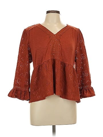 frye & co. 3/4 Sleeve Blouse (view 1)