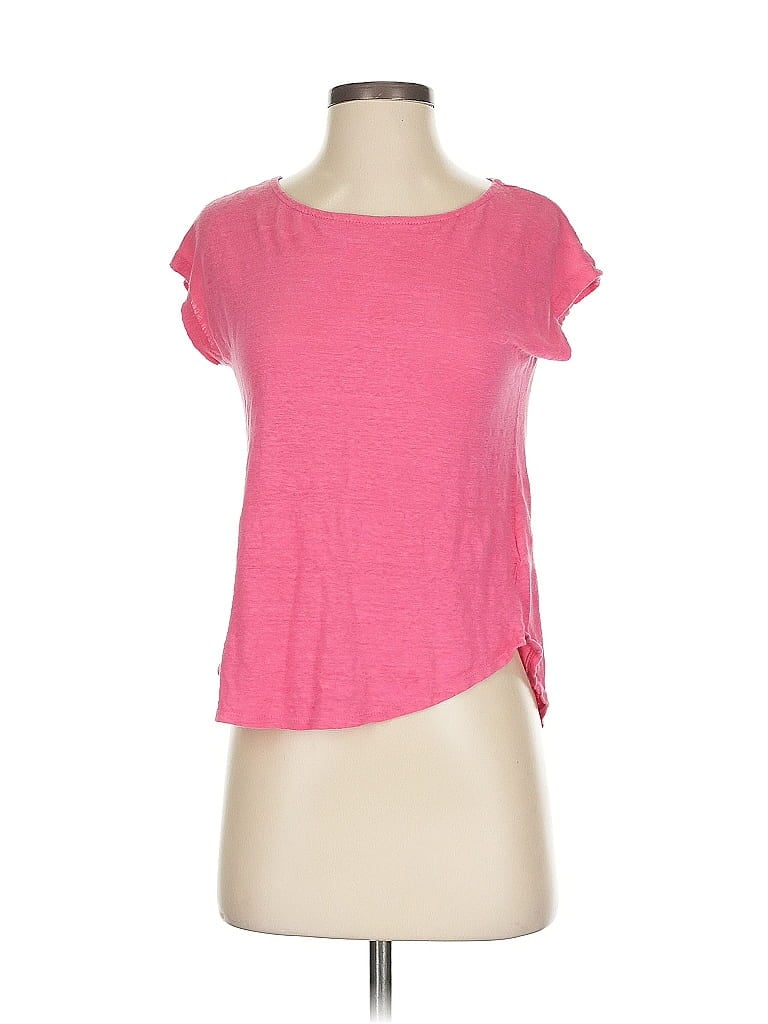 Pre-owned Tahari Short Sleeve T-shirt In Pink