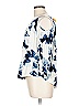 Mystree Blue 3/4 Sleeve Blouse Size L - photo 5