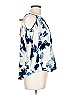 Mystree Blue 3/4 Sleeve Blouse Size L - photo 4