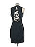 Diesel 100% Lyocell Solid Gray Cocktail Dress Size S - photo 2