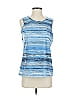 Kasper Blue Sleeveless Top Size S - photo 1